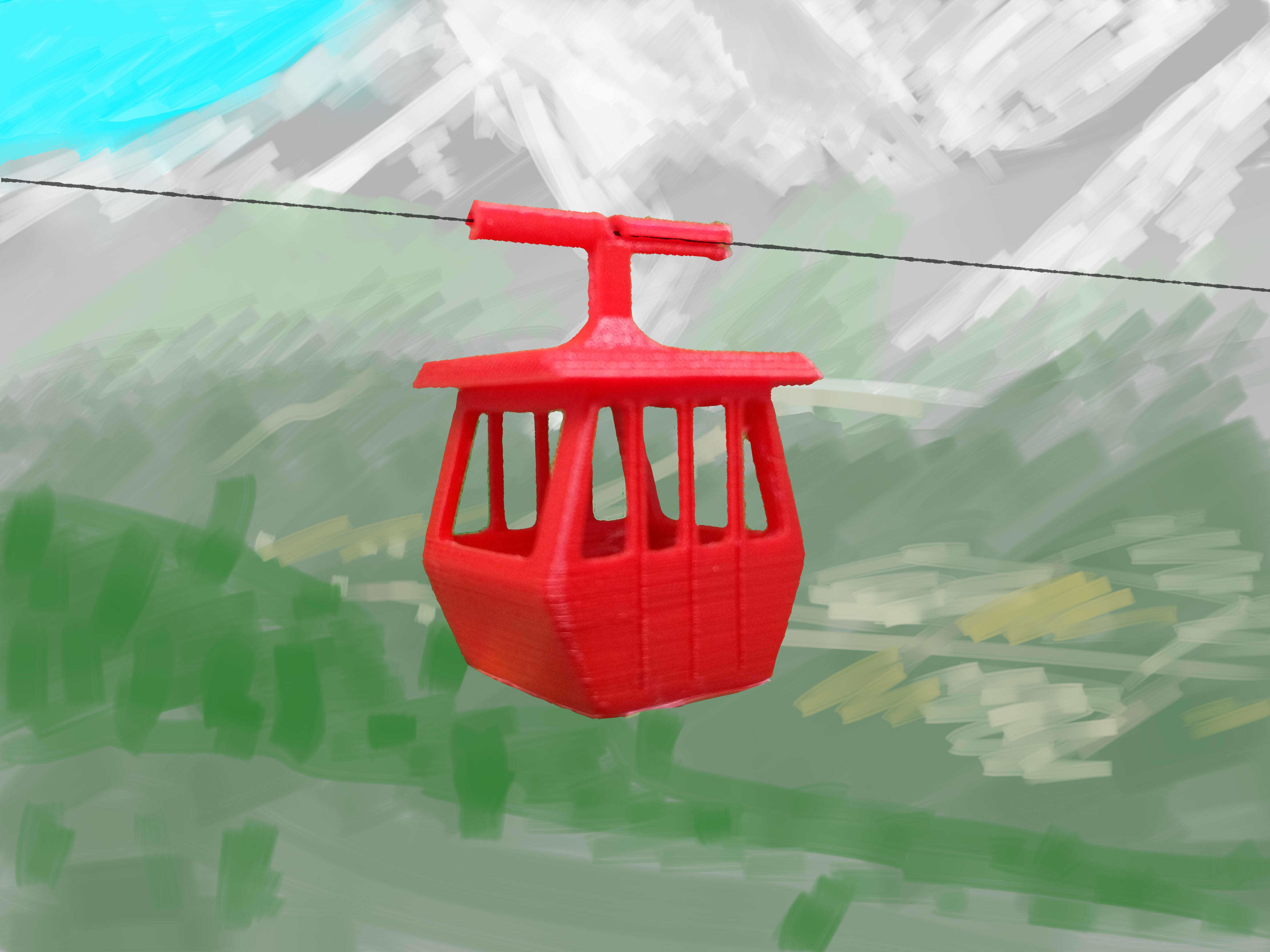 Free STL file Gondola lift・3D printer model to download・Cults